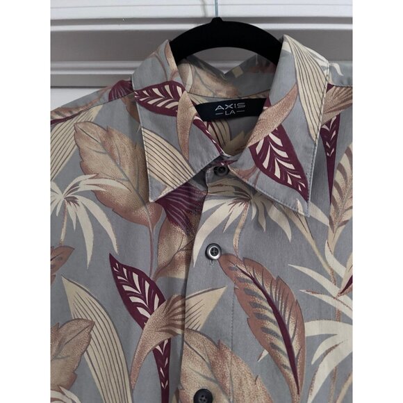 Axis LA Silk Shirt Vacation Vibes-Size Large - Picture 4 of 7
